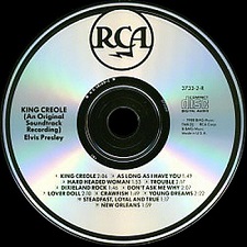 The King Elvis Presley, CD, RCA, 3733-2-R, 1988, King Creole